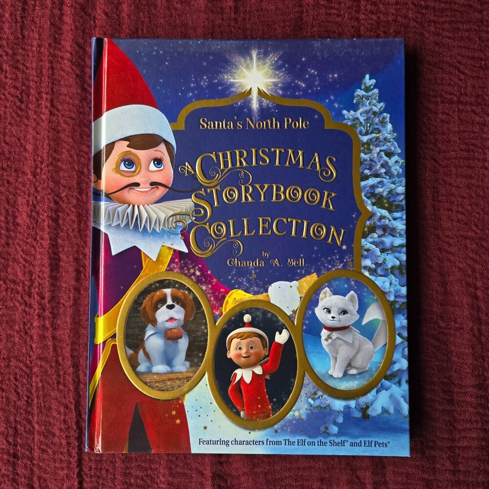Santa's North Pole Christmas Storybook Collection Hardback Book Elf on the Shelf